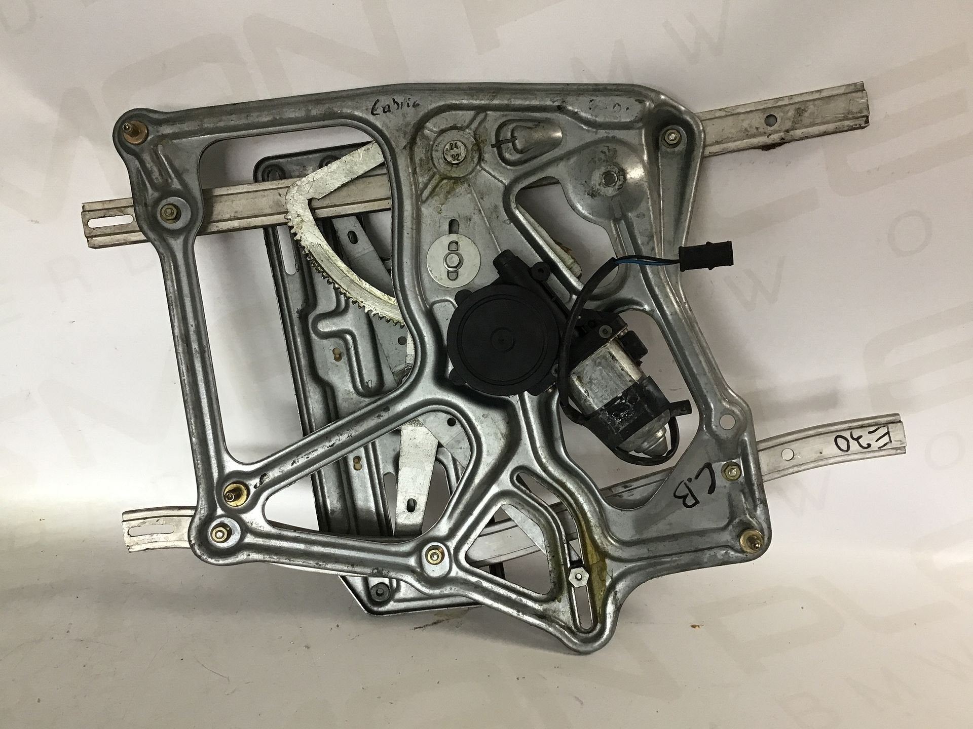 Raammechanisme linksachter BMW E30 Cabrio 51371935643, Gebruikt, -, -, Ophalen of Verzenden