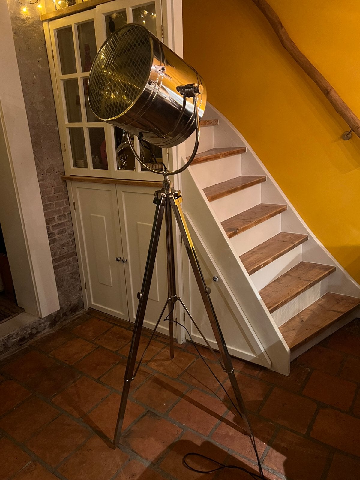 Industriële staande lamp, Ophalen, Zo goed als nieuw, 150 tot 200 cm