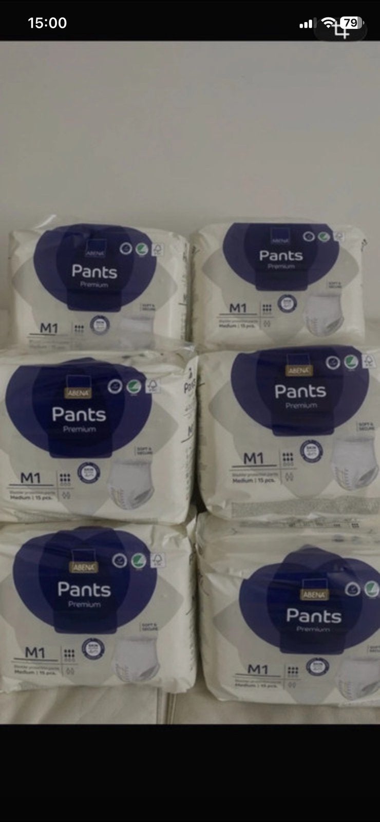 90x broekjes/ pants Abena medium: 6 pakken in 1 doos, Diversen, Ophalen of Verzenden, Nieuw