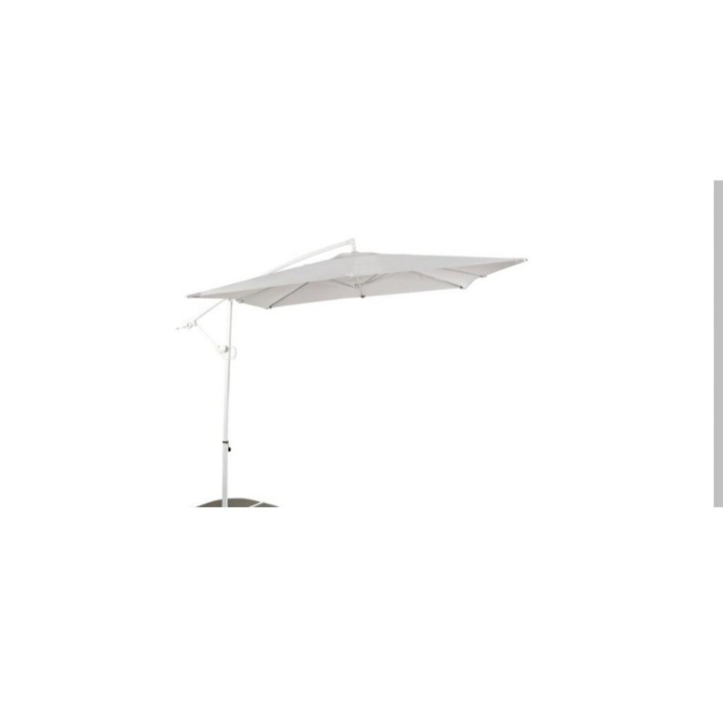 FIJI Hangparasol wit  H 250 x B 250 cm, Ophalen, Nieuw