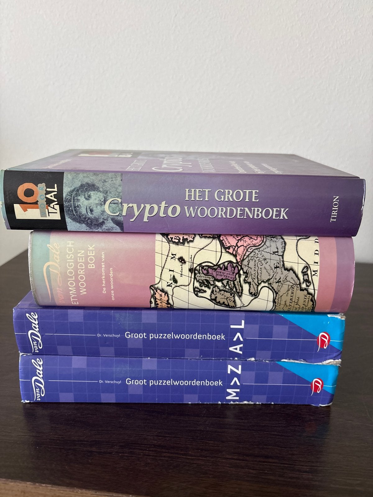 Woordenboeken set: Crypto, Etymologisch, Groot Puzzelwoorden, Boeken, Ophalen of Verzenden, Gelezen, Van Dale, Nederlands