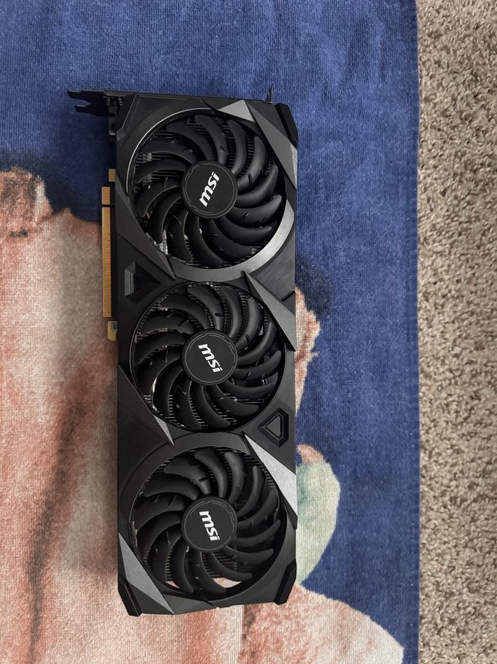 MSI GeForce RTX 3070 VENTUS 3X OC, Ophalen, GDDR6, PCI-Express 4, Zo goed als nieuw