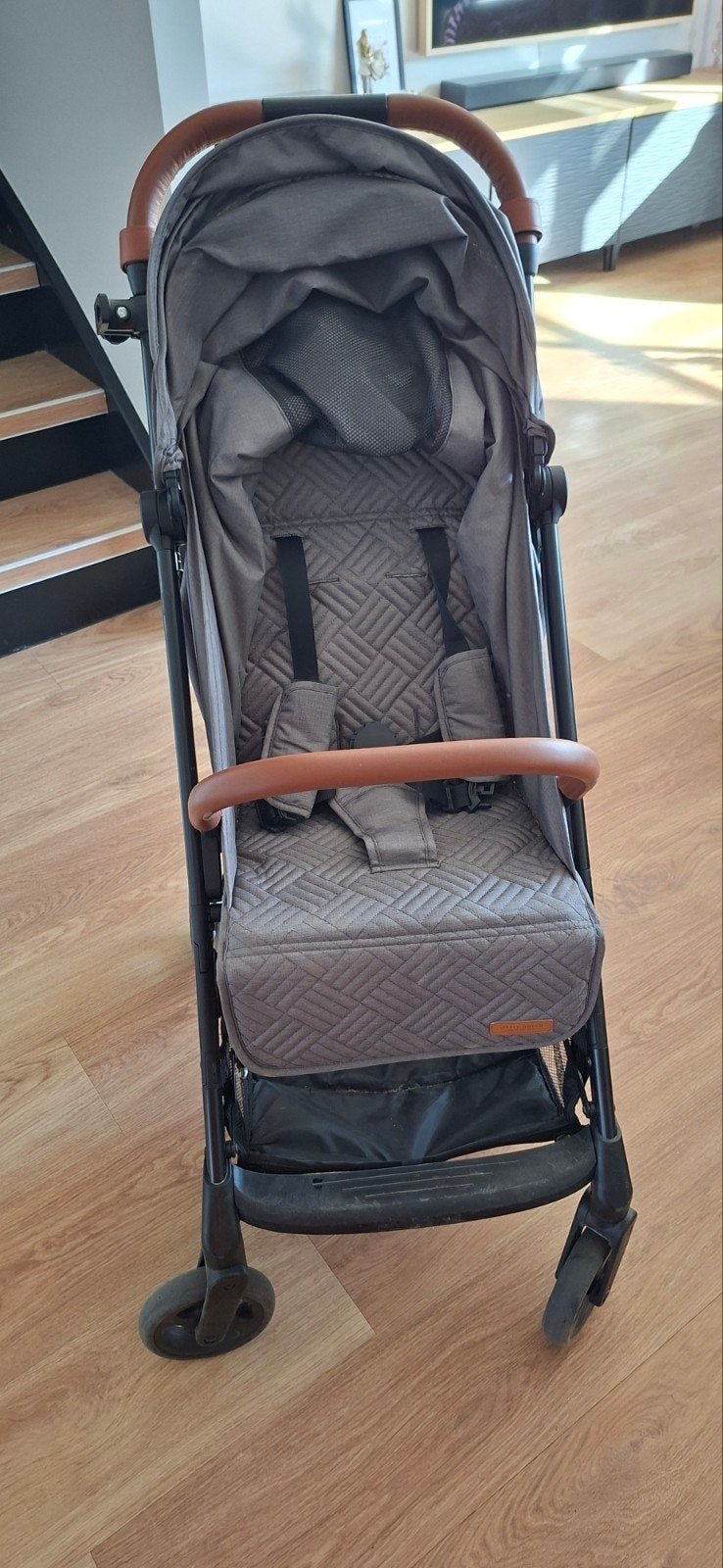 Little dutch comfort buggy grijs, incl toebehoren., Ophalen of Verzenden, Zo goed als nieuw, Verstelbare rugleuning