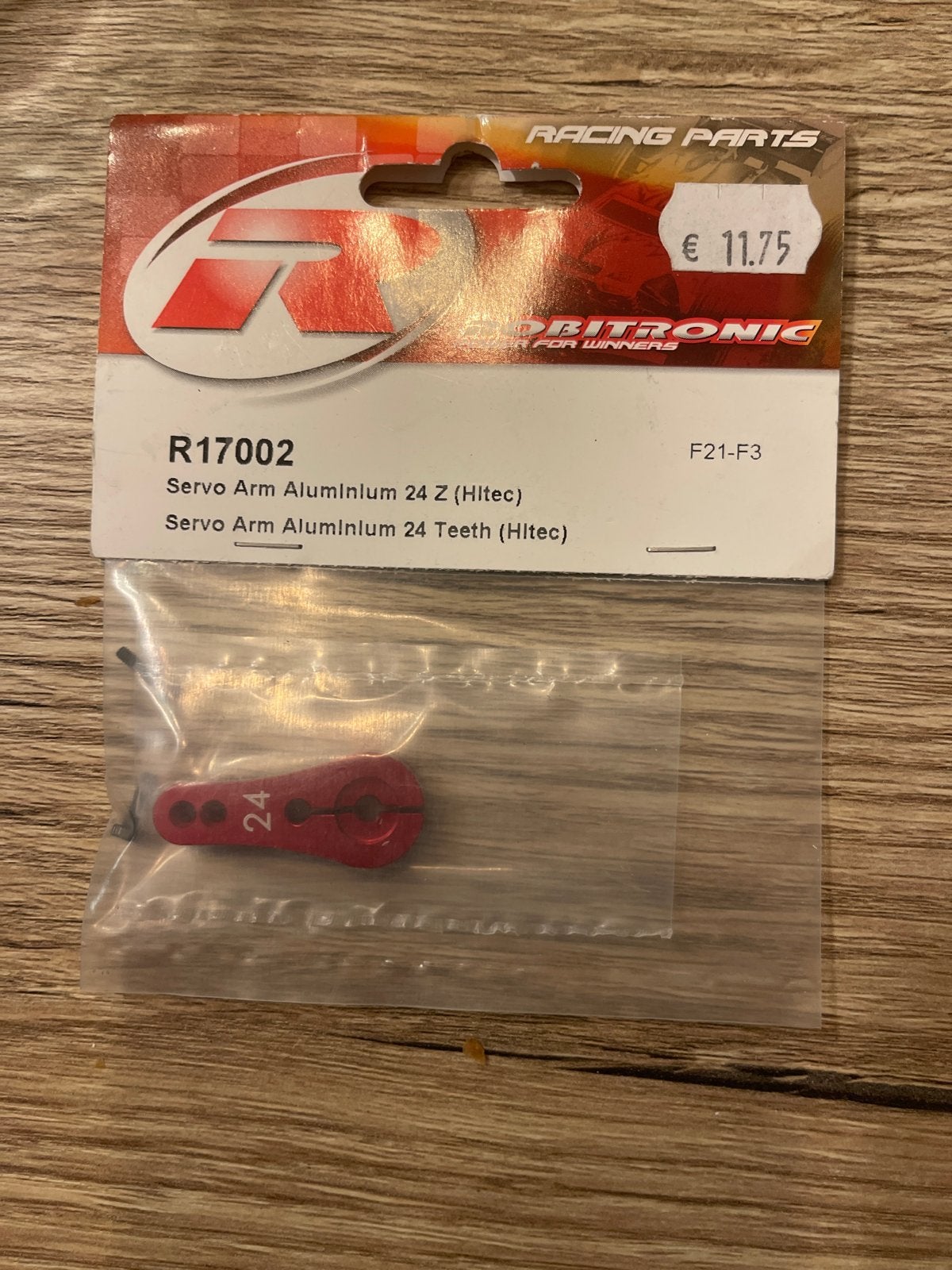 Robitronic Aluminium Servo Arm 24T voor Hitec, Ophalen of Verzenden, Nieuw, Onderdeel