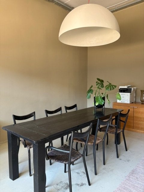 Plafond lamp 120 wit halve bol, Ophalen, Kunststof, Gebruikt, E27 (groot)