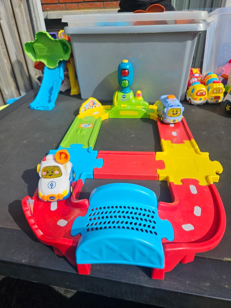 Toet toet autobaan, Kinderen en Baby's, Speelgoed | Vtech, Ophalen, Gebruikt, 2 tot 4 jaar