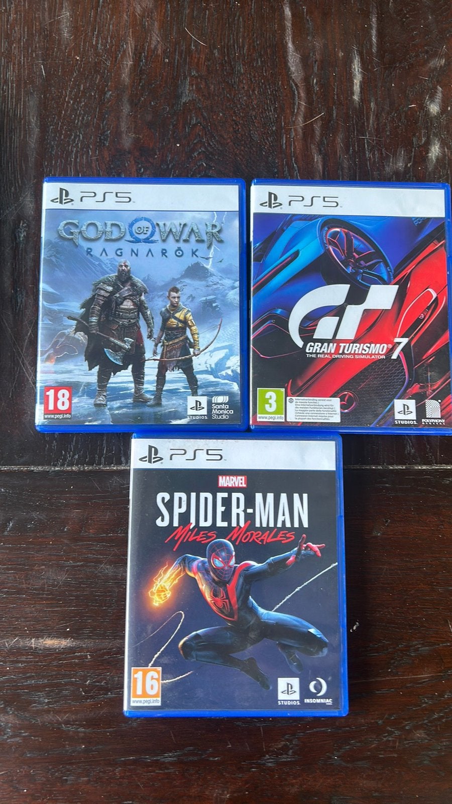 Drie nieuwe spellen PS 5, Ophalen, Nieuw
