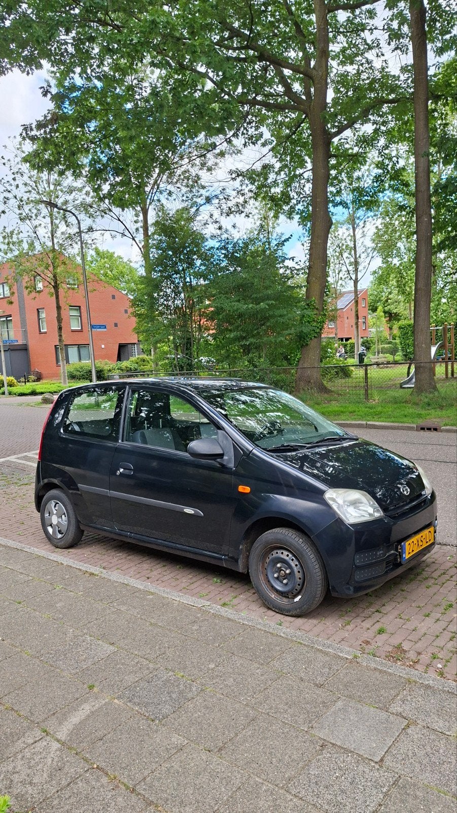 Daihatsu Cuore 1.0 3D 2007 Zwart, Auto's, Daihatsu, Voorwielaandrijving, 600 kg, 18 €/maand, Cuore