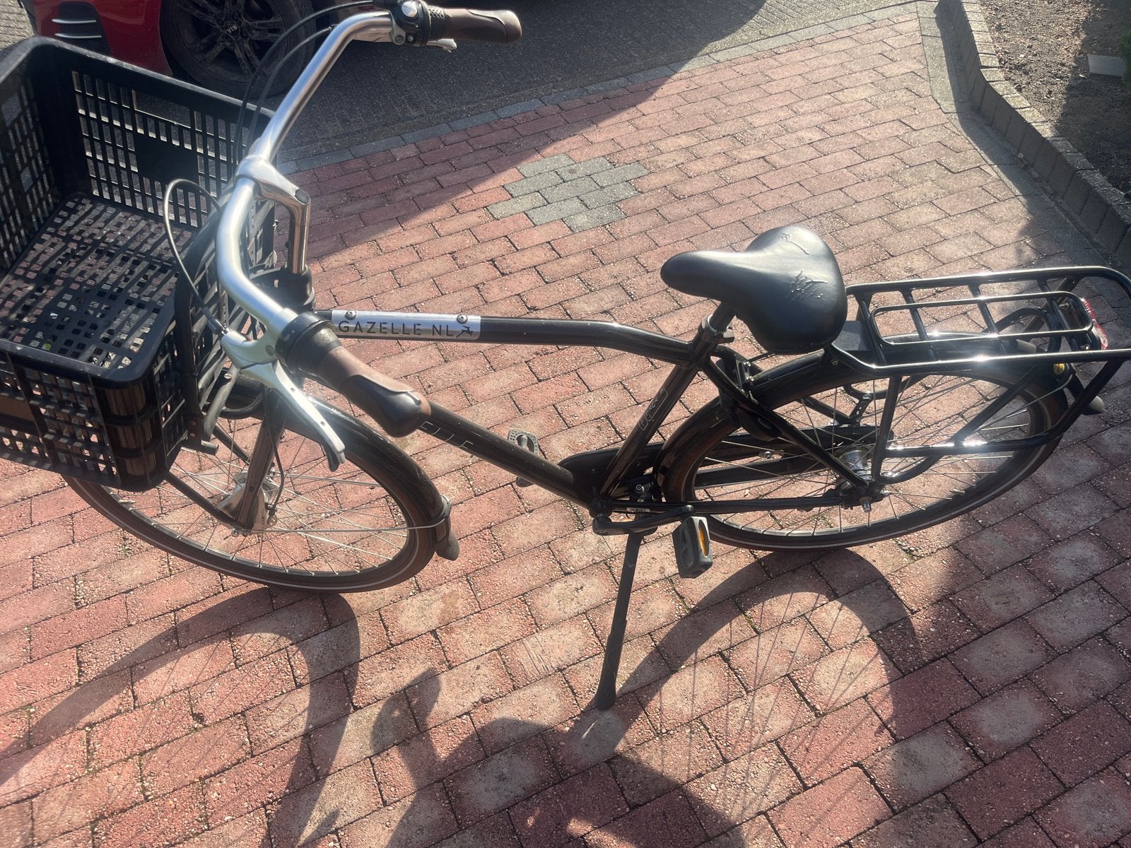 Gazelle Heavy Duty NL - 3 versnellingen, maat 54, Ophalen of Verzenden, Gebruikt, 26 inch of meer, Versnellingen