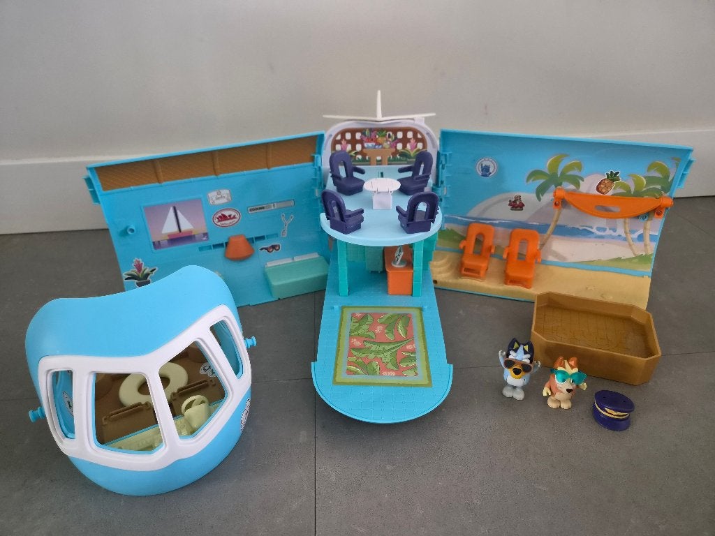 Bluey 3-in-1 transformerende vliegtuig, Ophalen, Zo goed als nieuw