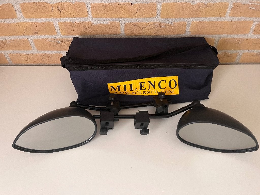Milenco caravanspiegel, Caravans en Kamperen, Caravan accessoires, Ophalen, Zo goed als nieuw