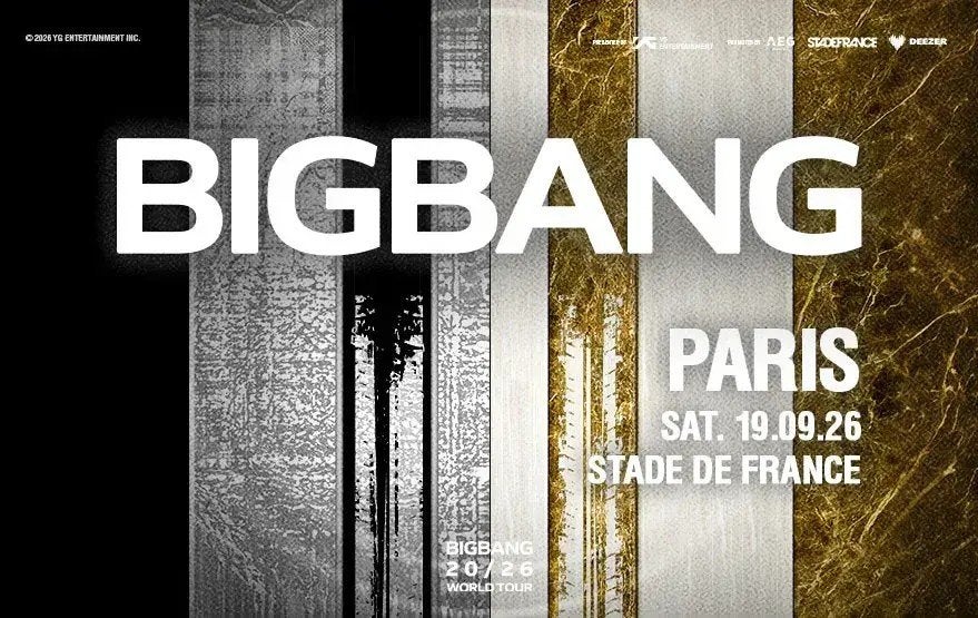 4x BIGBANG PARIS CONCERT TICKETS, Drie personen of meer, September