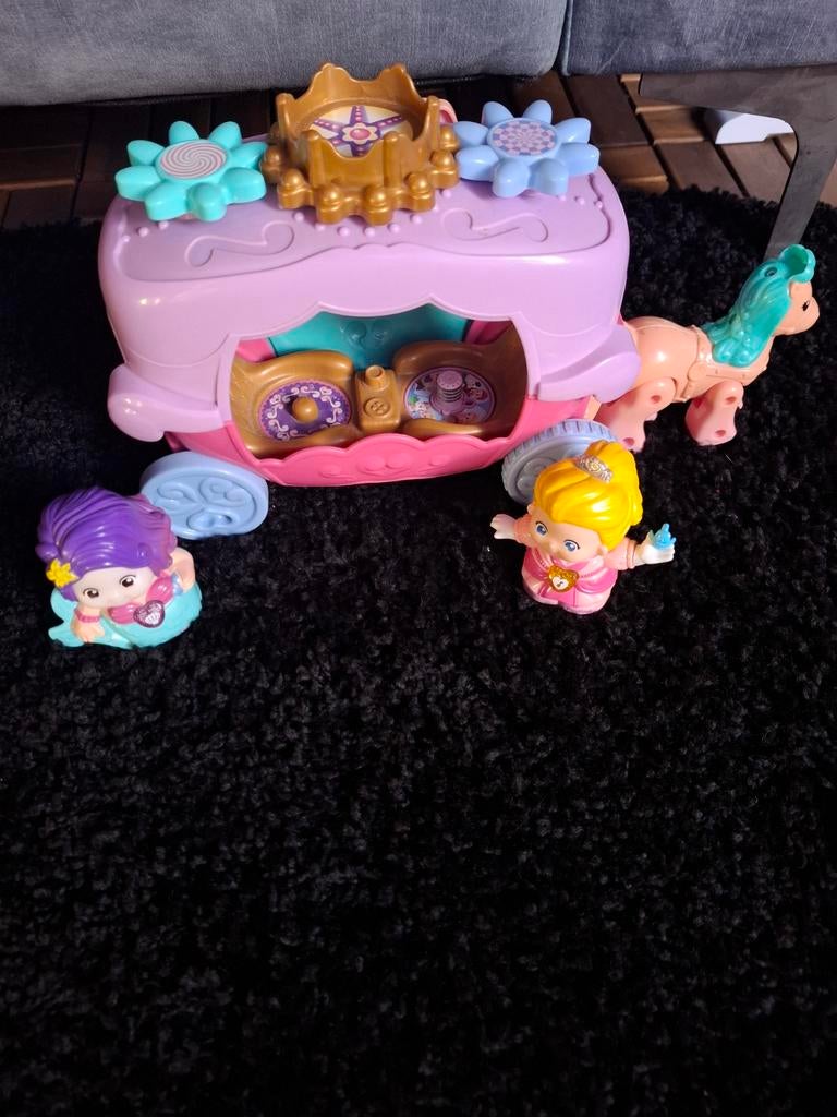 Fisher-Price Little People Prinsessenkoets met figuren, Ophalen of Verzenden, Gebruikt, Meisje