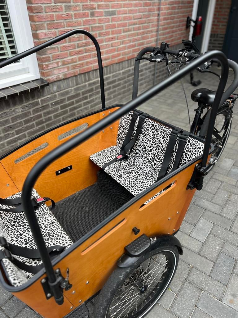 Zgan Elektrische bakfiets vogue superior deluxe 3, Overige merken, 4 kinderen of meer, Huif, Ophalen of Verzenden