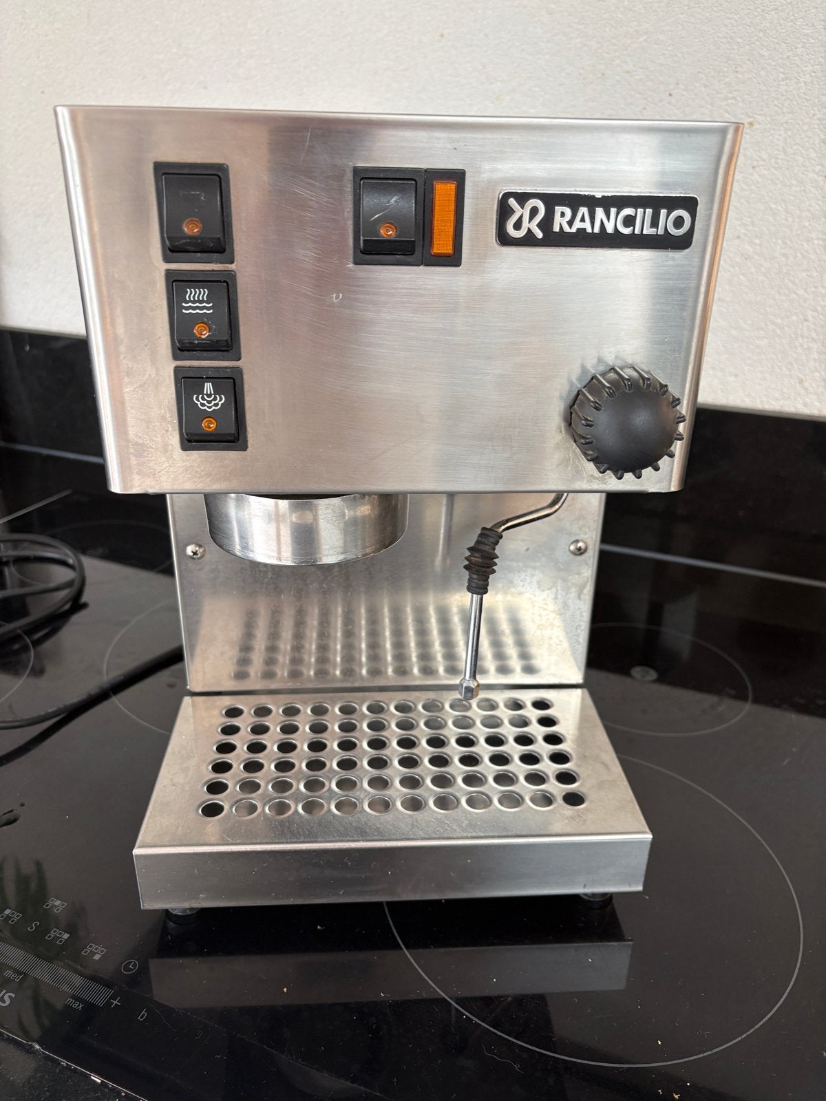 Rancilio Silvia Espressomachine, Stoompijpje, Gebruikt, Espresso apparaat, Ophalen of Verzenden
