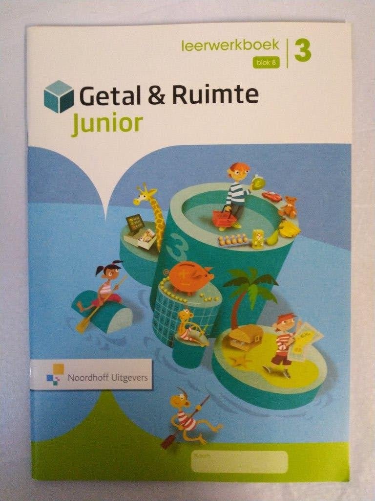 Getal en Ruimte Junior - Groep 3 - Leerwerkboek Blok 8, Ophalen of Verzenden, Nieuw, Overige niveaus, Overige vakken