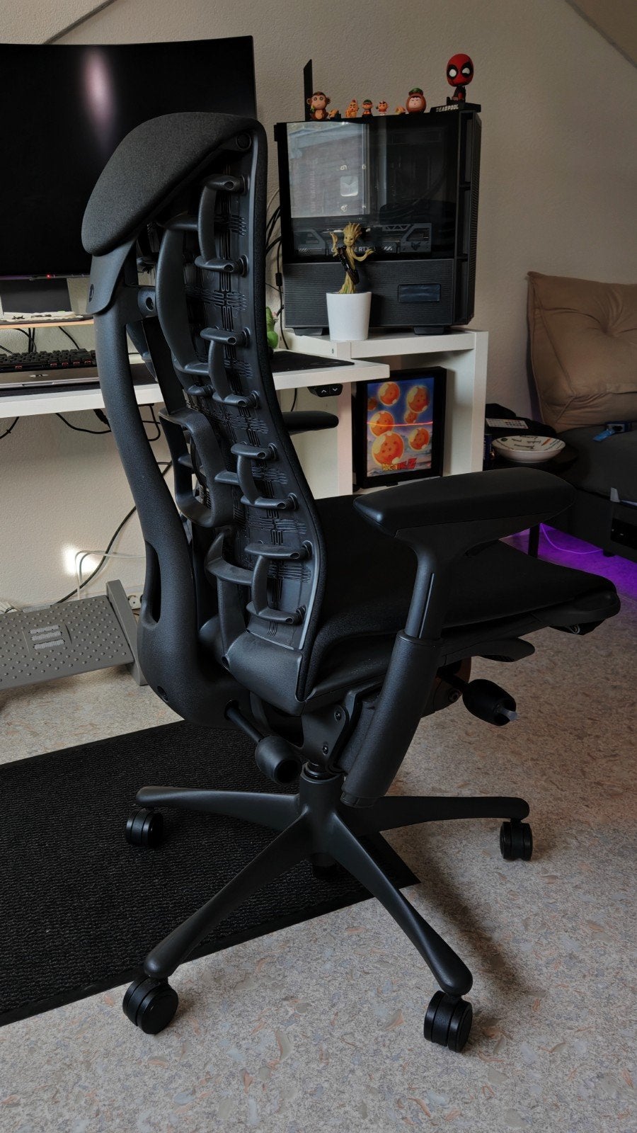Herman Miller Embody - 12 jaar garantie - Zo goed als nieuw, Ophalen, Zwart, Zo goed als nieuw, Bureaustoel