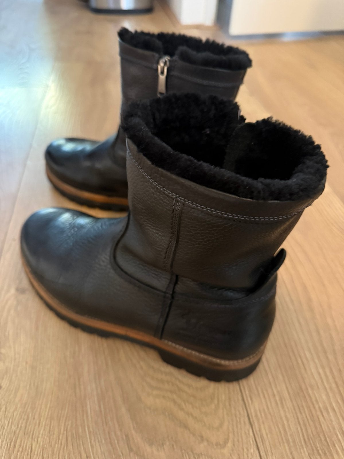 Leren heren boots, Kleding | Heren, Zwart, Boots, Ophalen of Verzenden, Zo goed als nieuw