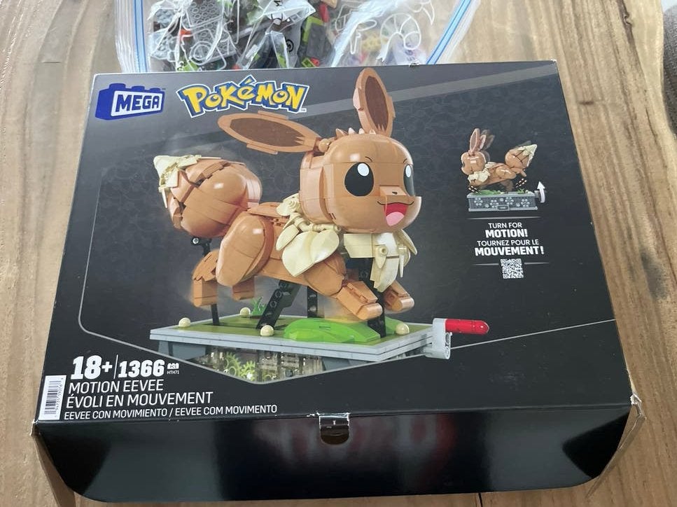 Mega Construx Pokémon Eevee Evolutie Beweging Bouwset, Kinderen en Baby's, Speelgoed | Bouwstenen, Gebruikt, Megabloks, Ophalen
