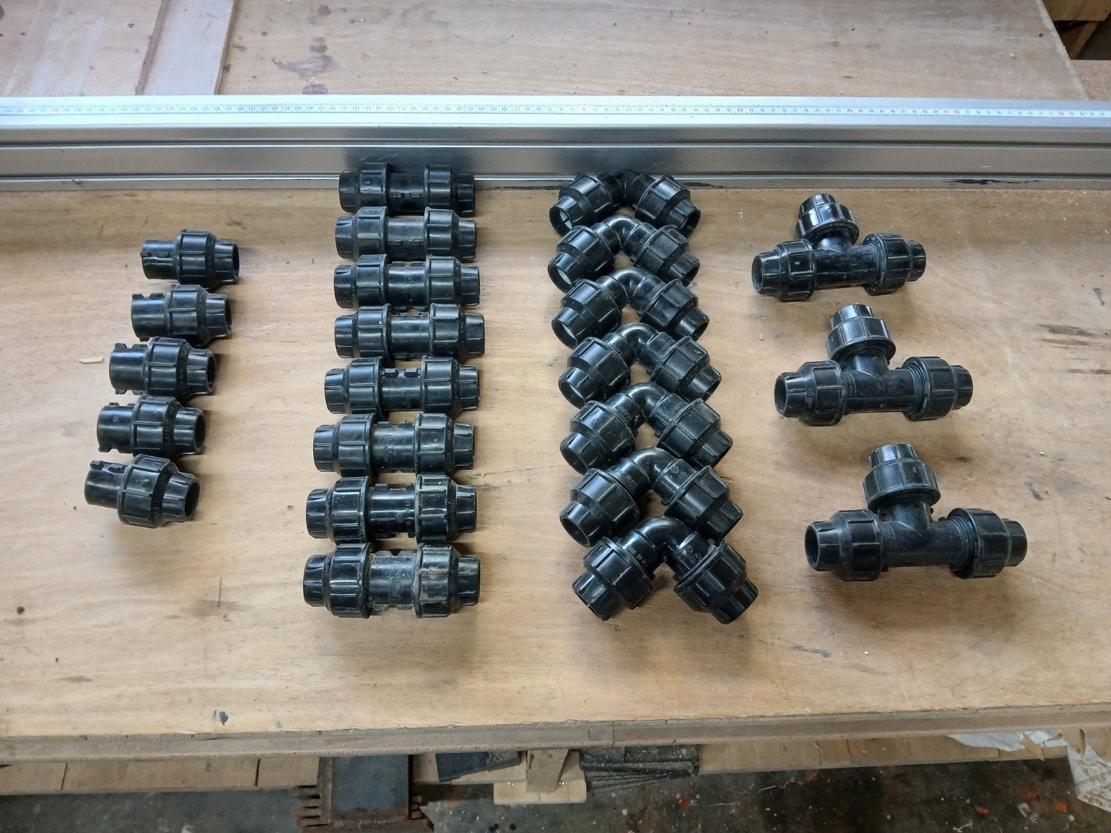 Plassim Tyleen Koppelingen 25mm - Diverse Soorten, Overige materialen, Gebruikt, Overige typen, 20 tot 40 mm