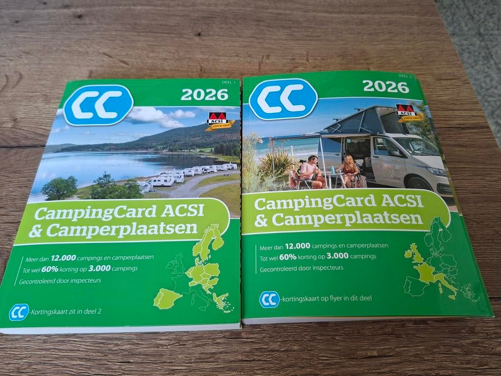 CampingCard ACSI & Camperplaatsen 2026 (Nieuw), Overige merken, Europa, Nieuw, Ophalen of Verzenden