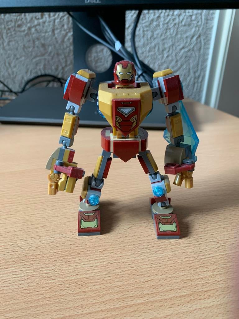 Lego Iron Man Mech Armor 76203, Ophalen of Verzenden, Zo goed als nieuw, Complete set, Lego