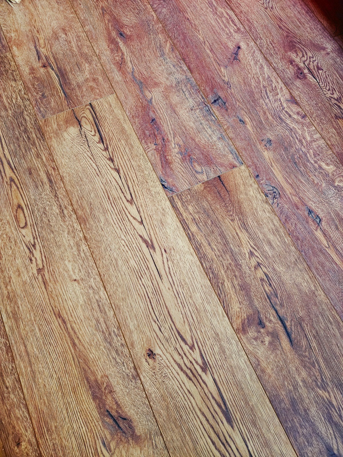 3 pakken laminaat Warm Red Oak, Ophalen, 50 tot 150 cm, Nieuw, 10 tot 30 cm