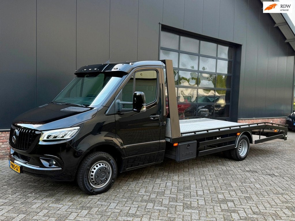 Mercedes-Benz Sprinter 516 2.2 CDI 432L Euro 6 oprijwagen Cr, Auto's, Bestelauto's, Bedrijf, Te koop, ABS, Airconditioning, Bi-Xenon koplampen