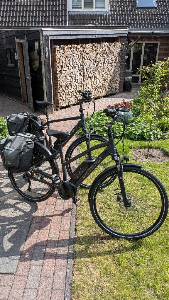 Te koop 2x E-bike Victoria Trekking 6.4e, Gebruikt, 50 km per accu of meer, 55 tot 59 cm, Ophalen