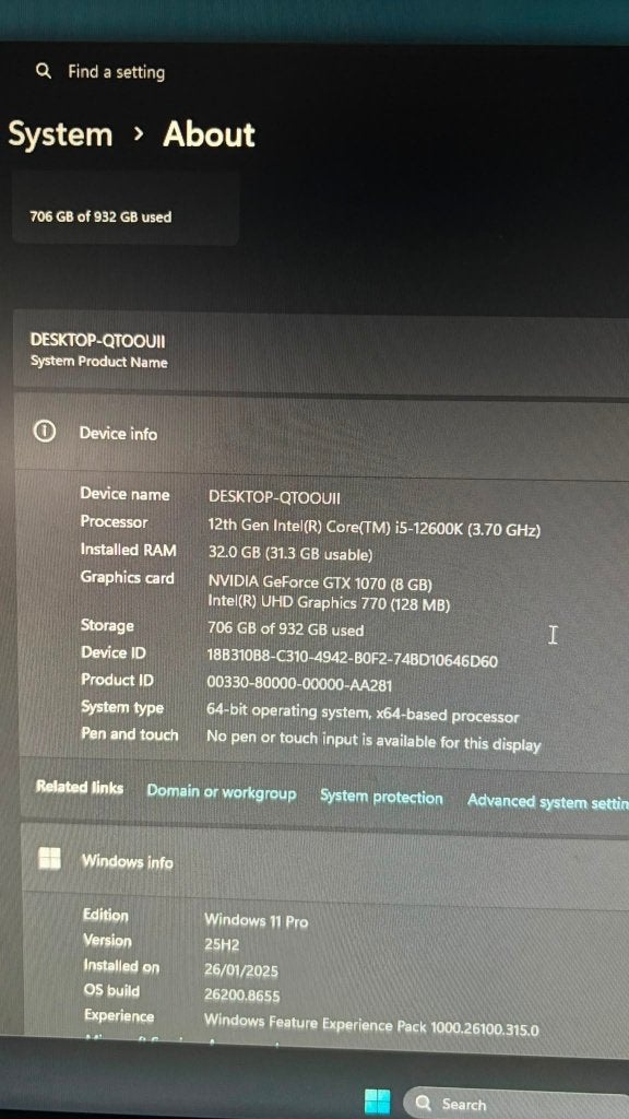 Krachtige game PC - I5-12600K / 32GB RAM / GTX1070, Spelcomputers en Games, 1 speler, Ophalen, Zo goed als nieuw, Overige genres