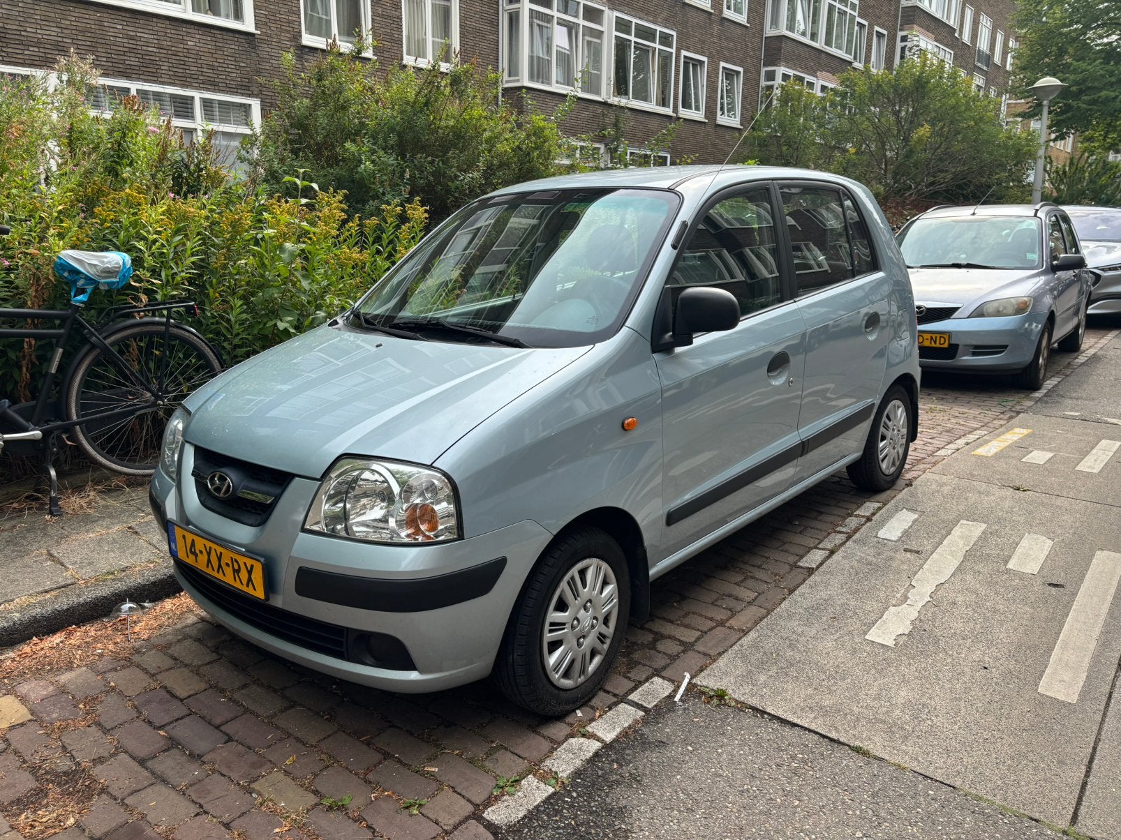 Hyundai Atos 1.1 2007 Blauw, Voorwielaandrijving, Stof, 4 cilinders, Origineel Nederlands