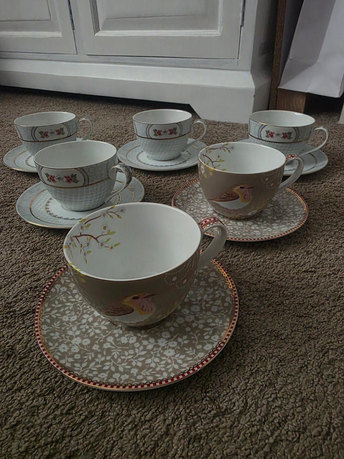 Mooie pip Studio set kopjes en schotels, diverse designs, Pip Studio, Nieuw, Ophalen of Verzenden, Overige stijlen