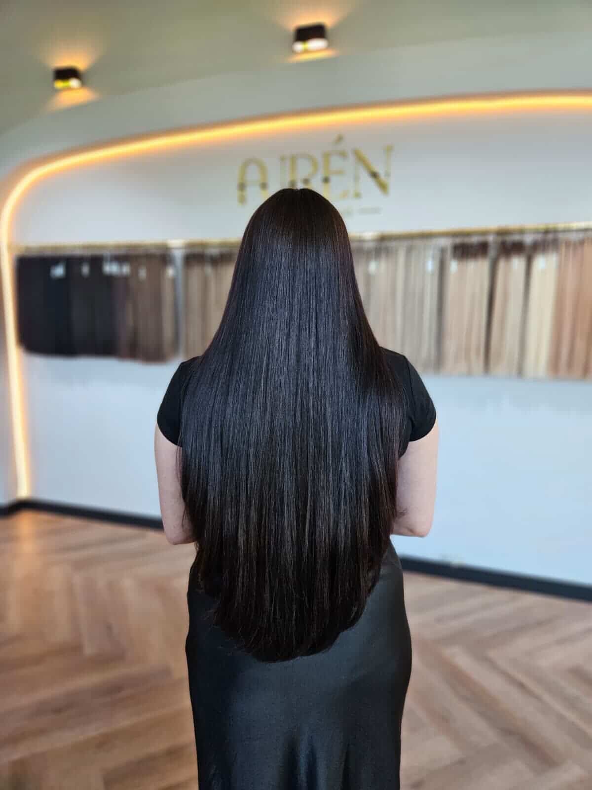 Echte haar extensions - 60 cm lang, 165 gram, Ophalen of Verzenden, Zo goed als nieuw, Pruik of Haarverlenging