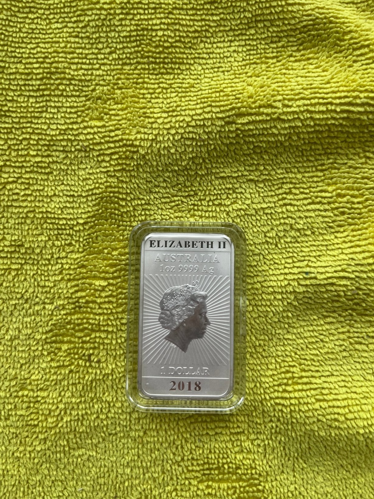 Australia 🇨🇰Dragon 🐉Rectangle 2018. Nog 2, Ophalen of Verzenden, Zilver