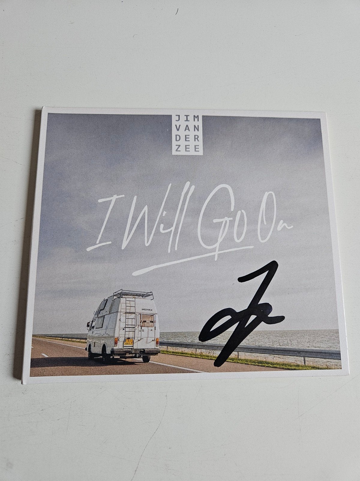Jim van der Zee - I Will Go On (Gesigneerd), Cd's en Dvd's, Cd's | Pop, Pop, Ophalen of Verzenden, Zo goed als nieuw, Digipak