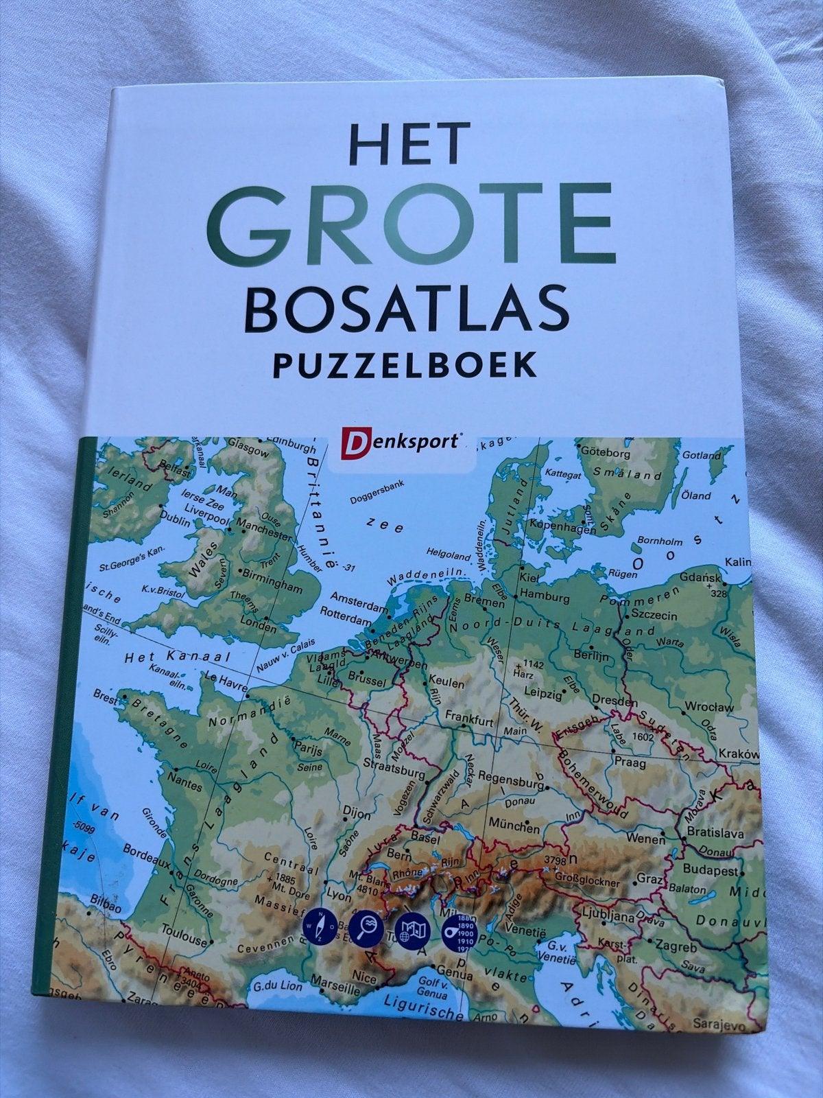 Het Grote Bosatlas Puzzelboek - Gloednieuw, Ophalen of Verzenden, Nieuw, Puzzelboek