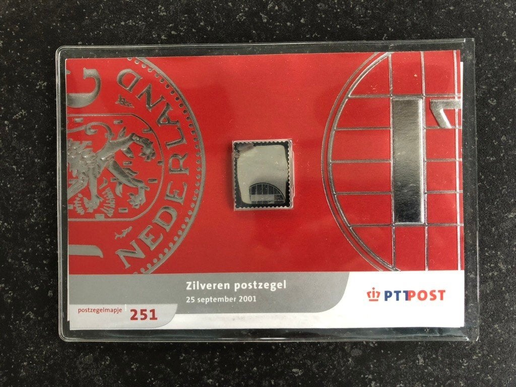 Zilveren postzegel, Postzegels en Munten, Postzegels | Nederland, Ophalen of Verzenden, Na 1940, Postfris