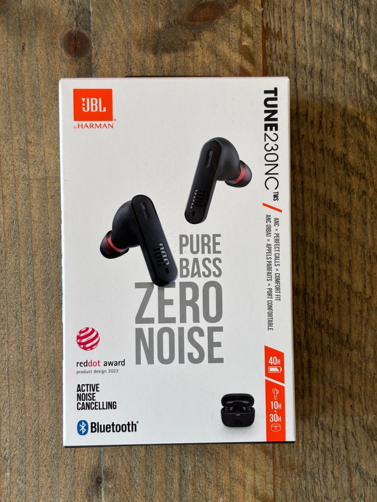 JBL Tune 230NC TWS Draadloze In-ear Koptelefoon Zwart, In-ear, JBL, Bluetooth, Nieuw