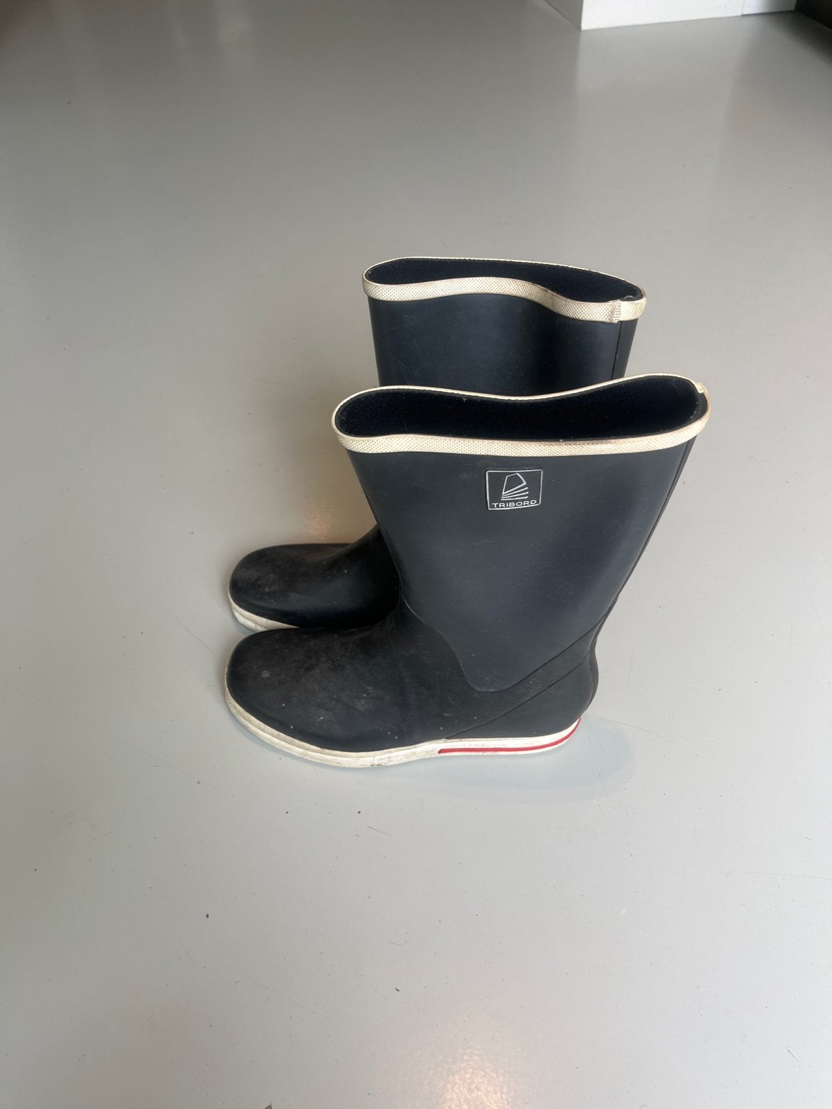 Regenlaarzen Zeil Laarzen Maat 42, Blauw, Ophalen of Verzenden, Regenlaarzen, Gedragen