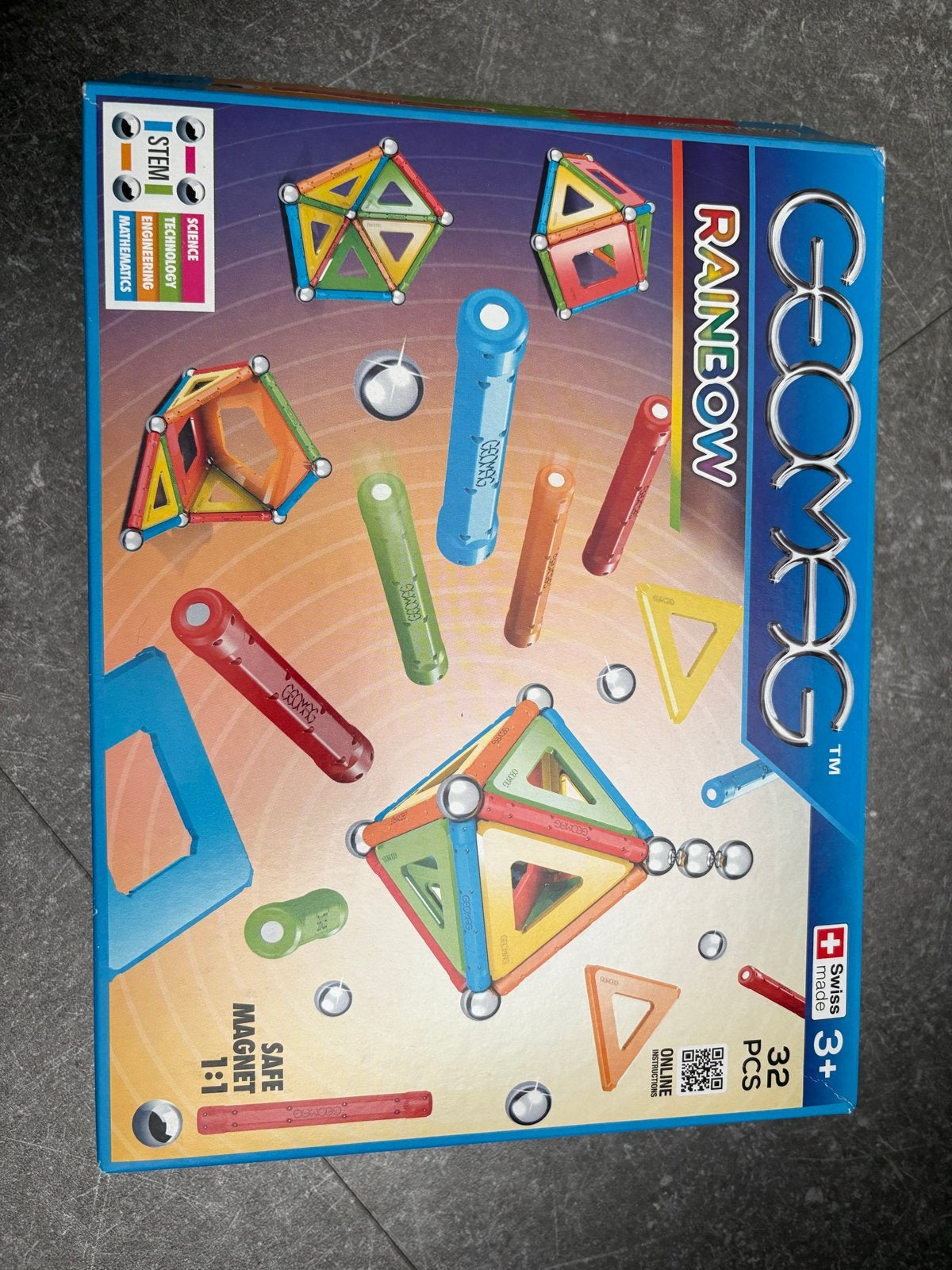 Geomag Rainbow magneetset - 32 stuks - Magnetisch speelgoed, Ophalen of Verzenden, Nieuw, Overige merken