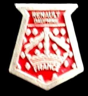 Renault Dauphine speld rood (Pako), Verzenden, Nieuw, Transport, Speldje of Pin