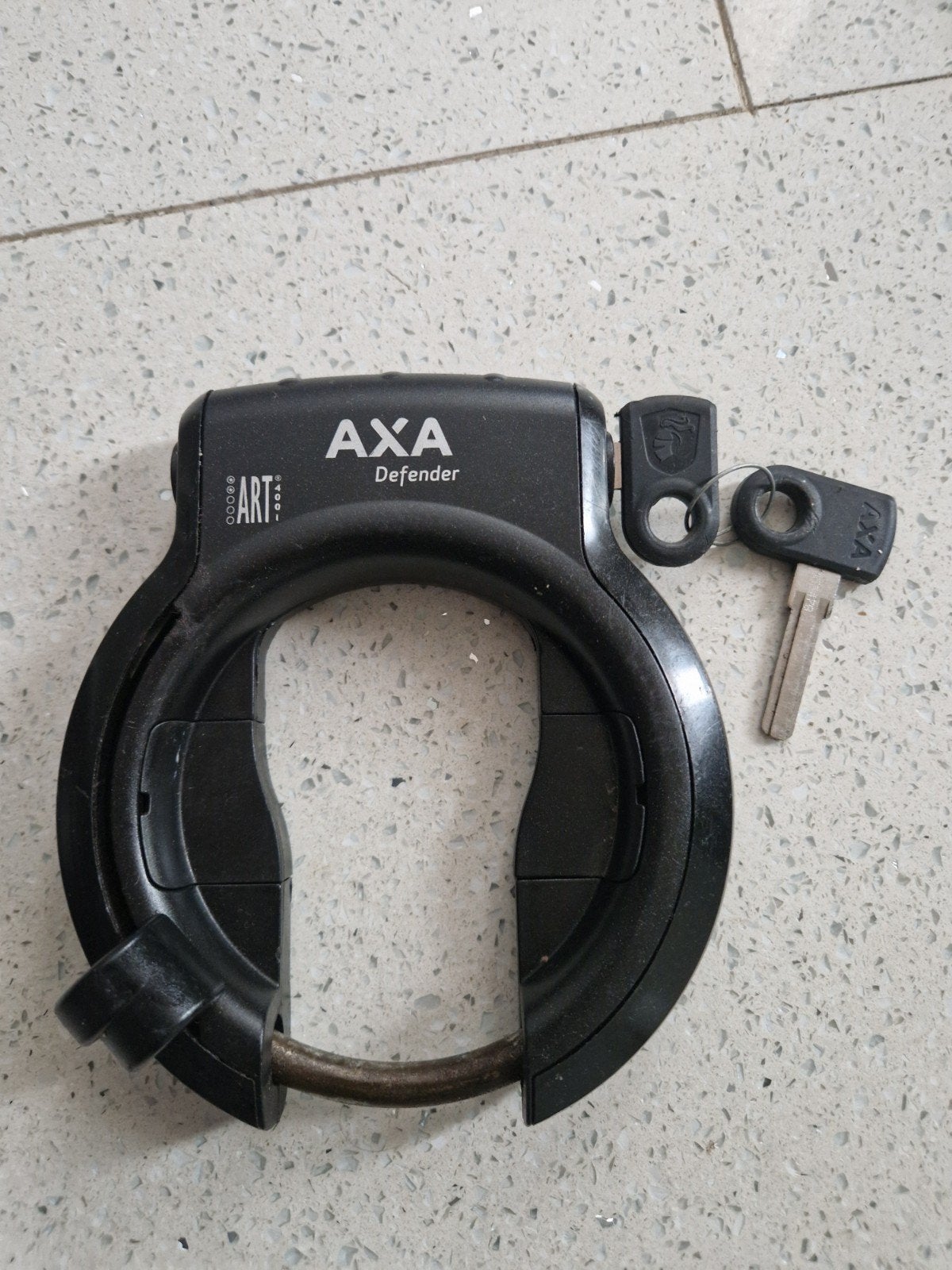 axa defender slot, Fietsen en Brommers, Ophalen, Zo goed als nieuw