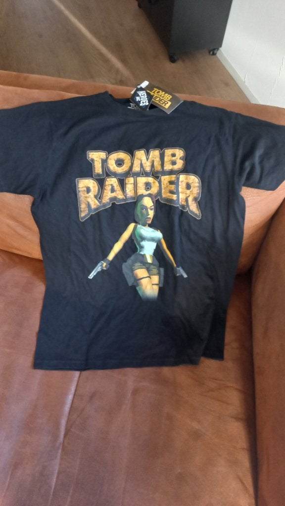 Tomb Raider T-shirt - Nieuw met label, B & C Collection, Zwart, Nieuw, Ophalen of Verzenden