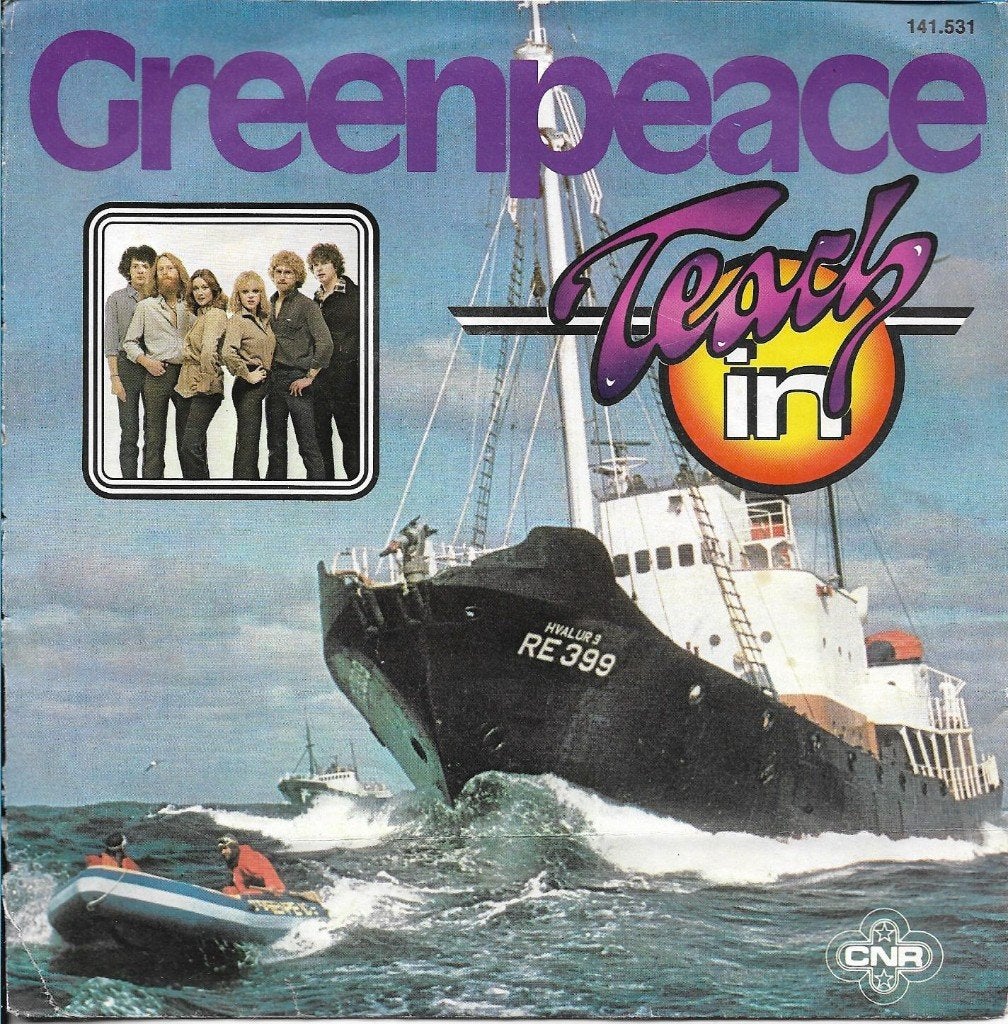 Teach In - Greenpeace, Ophalen of Verzenden, Gebruikt, 7 inch, Nederlandstalig