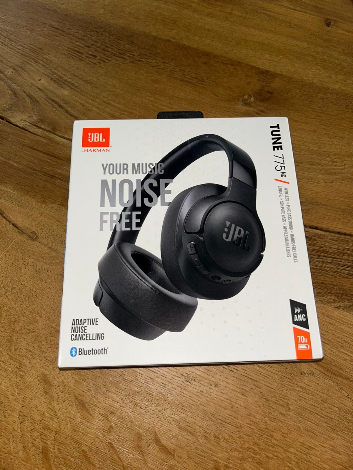 JBL TUNE 775 NC - Noise cancelling koptelefoon in nieuwstaat, Audio, Tv en Foto, Koptelefoons, Nieuw, Over-ear, JBL, Zwart, Bluetooth