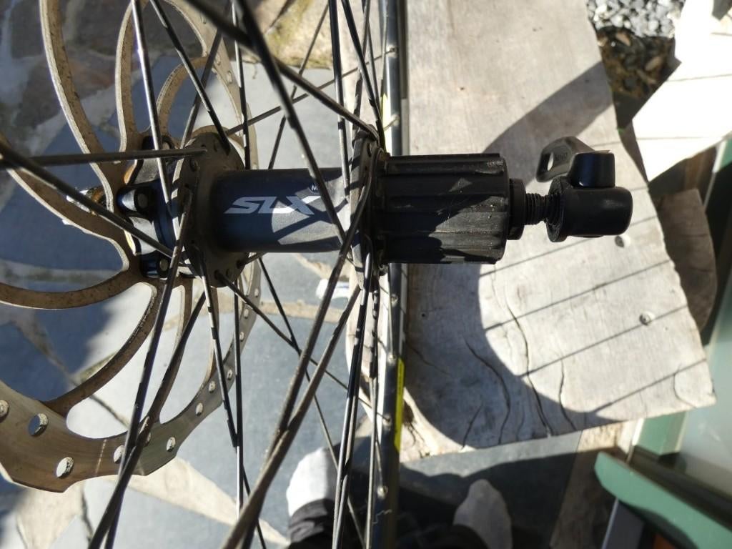 shimano slx wielset fh-m675, Fietsen en Brommers, Fietsonderdelen, Wiel, Shimano SLX, Ophalen of Verzenden, Zo goed als nieuw