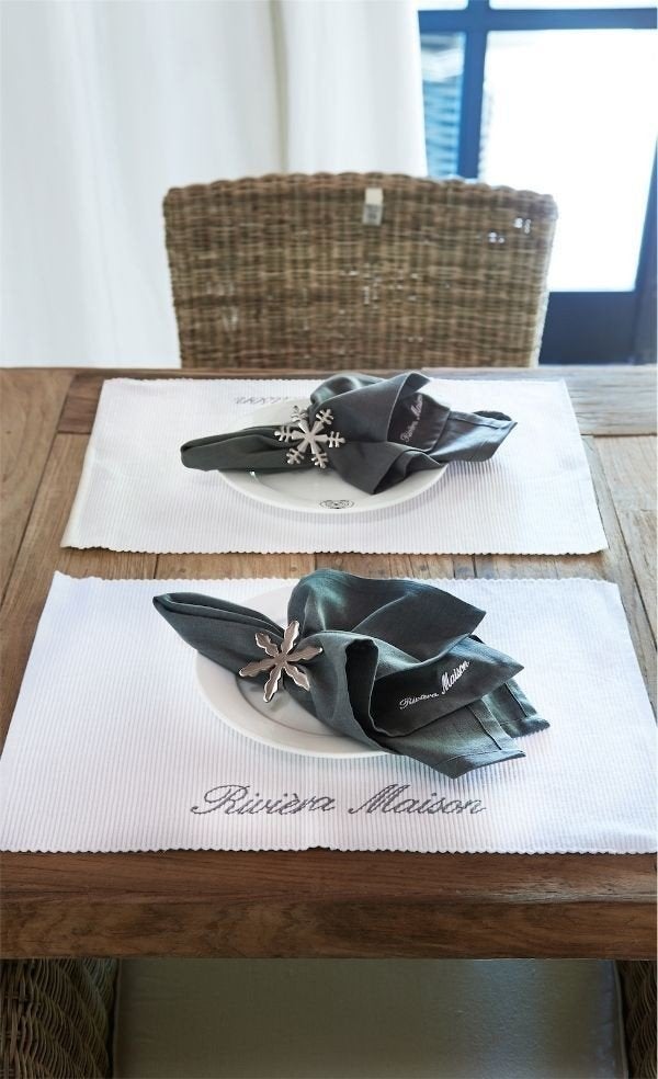 6 delig rivièra maison warm winter table set, Ophalen of Verzenden, Zo goed als nieuw