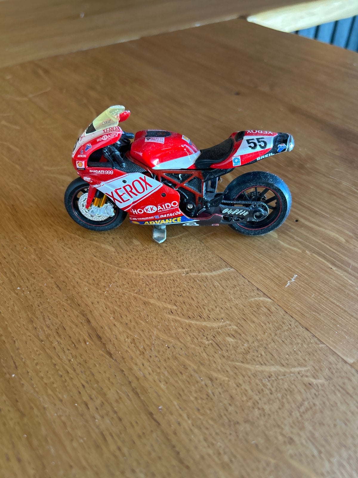 Ducati 999 Xerox schaalmodel (incl originele standaard), Overige merken, 1:50 of kleiner, Overige typen, Ophalen of Verzenden