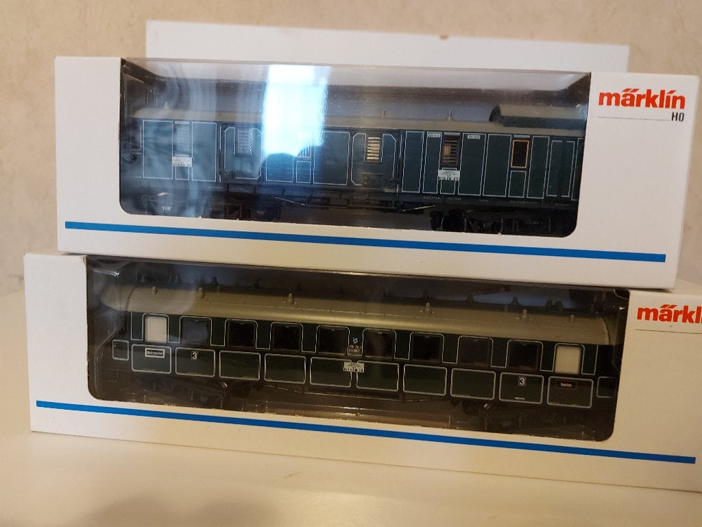 2 Marklin Wagons van de KBS, Wisselstroom, Ophalen of Verzenden, Märklin, Nieuw
