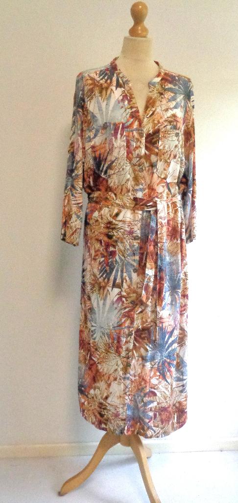 jurk paprika, Kleding | Dames, Verzenden, Maat 46/48 (XL) of groter, Zo goed als nieuw, Paprika
